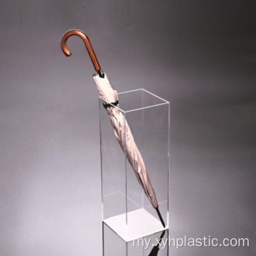 စိတ်ကြိုက် Clear Acrylic Umbrella Stand Umbrella Holder